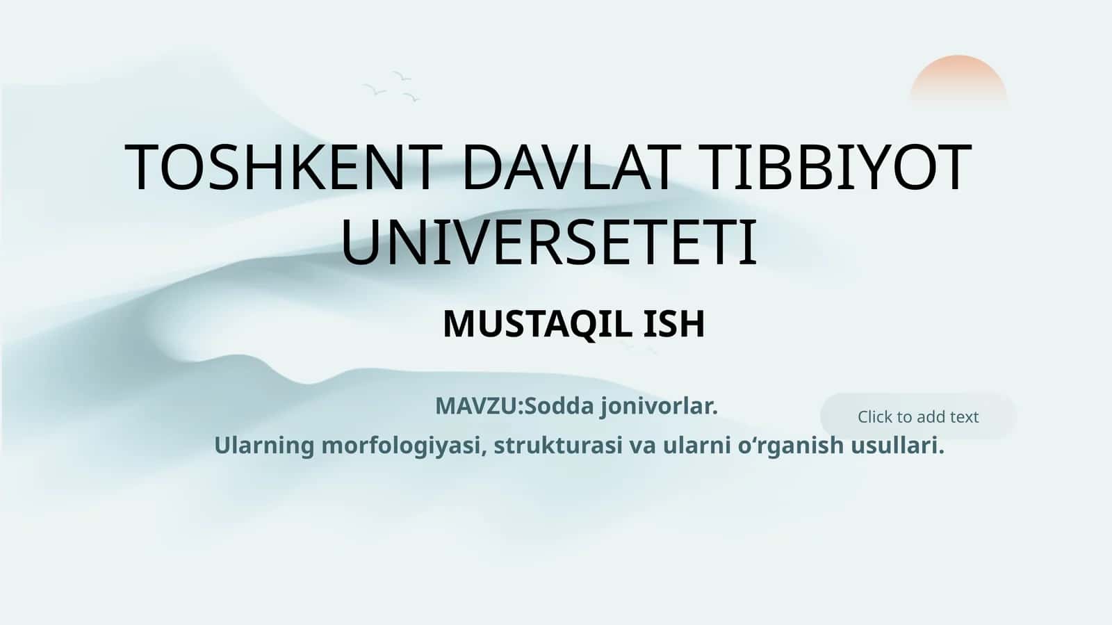 Soddajonivorlar 1