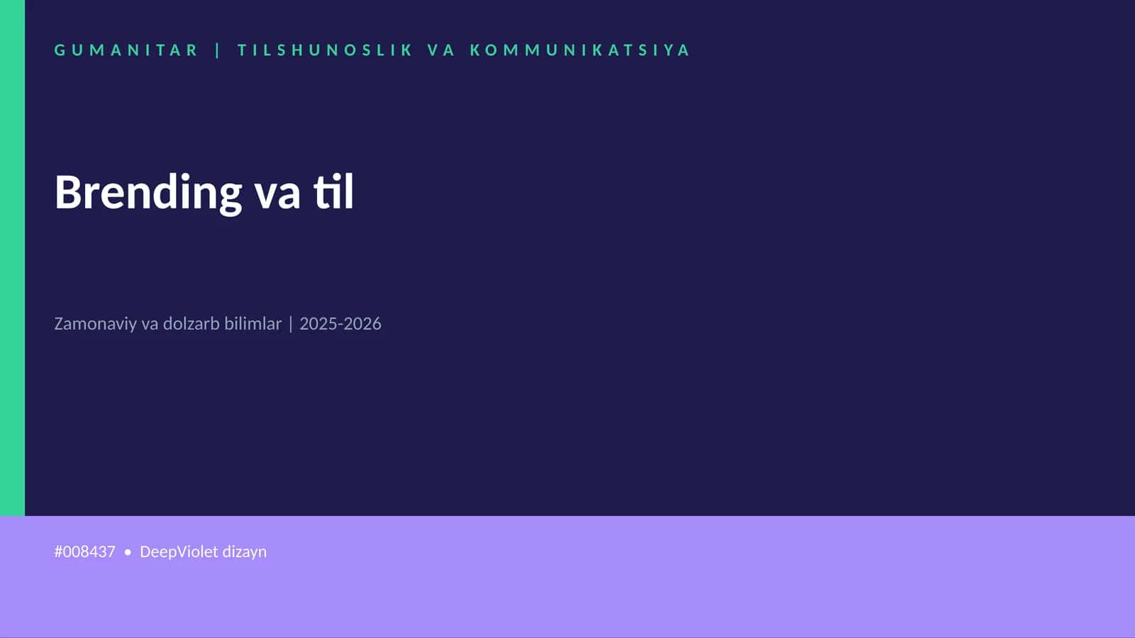 Brending va til 1