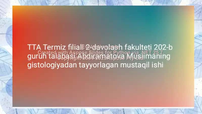 Biologiya fanidan elektron darslik 1