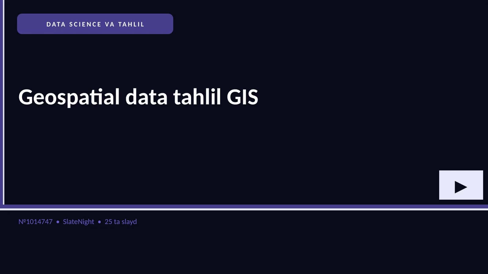DATA SCIENCE VA TAHLIL 1