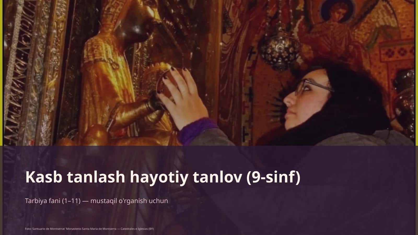 Kasb tanlash hayotiy tanlov (9-sinf) 1