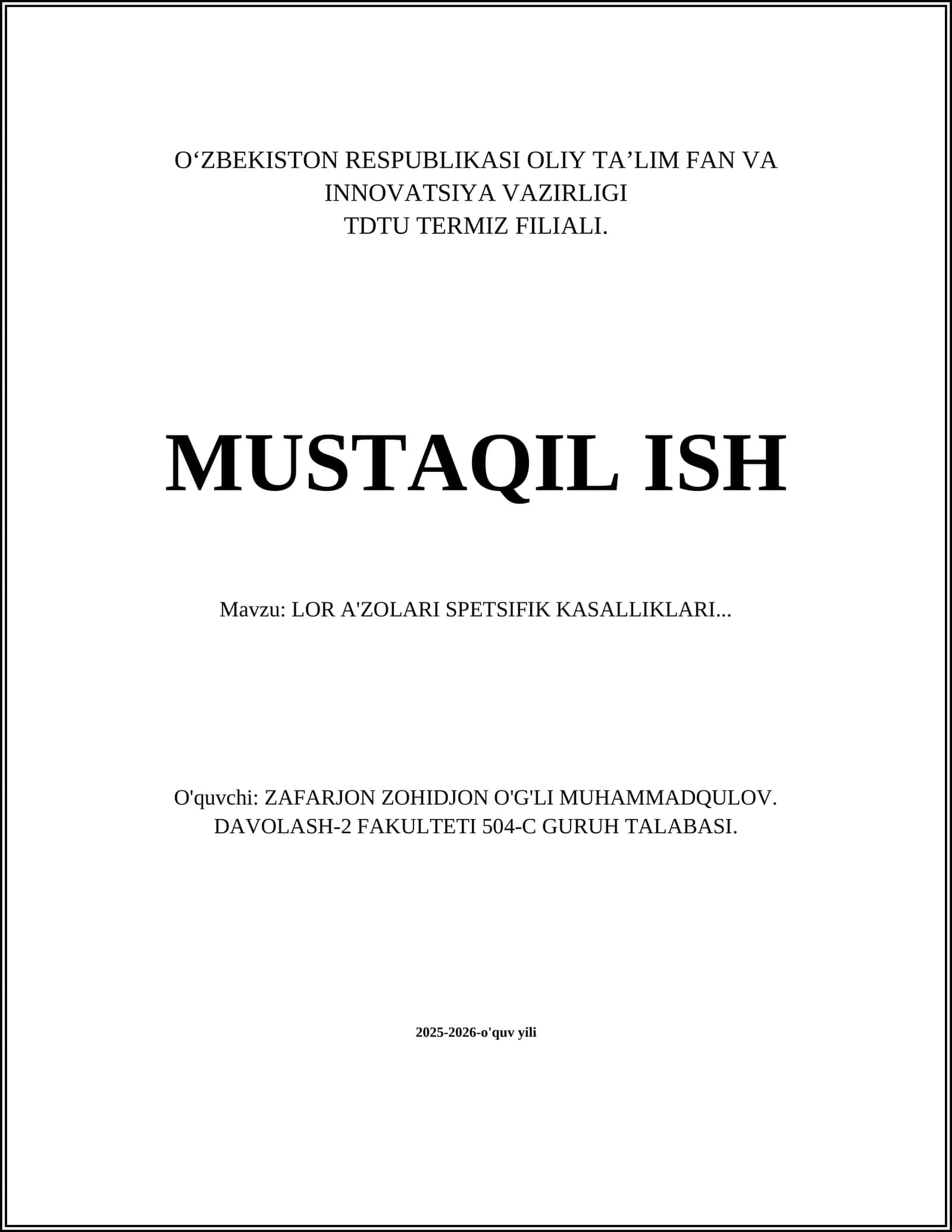 Burun Difteriyasi 1