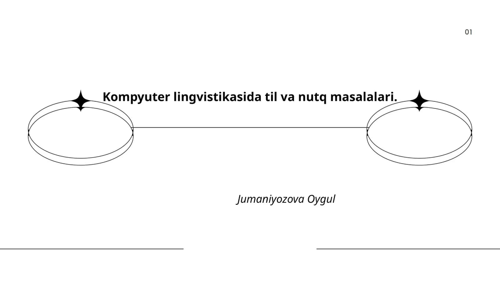 Kompyuter lingvistikasida til va nutq masalalari 1