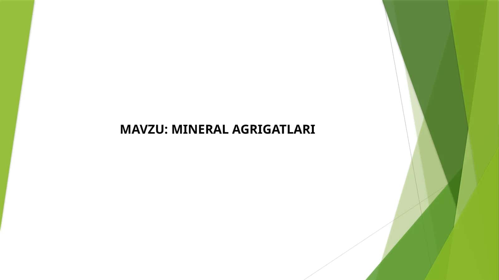MINERAL AGRIGATLARI 1