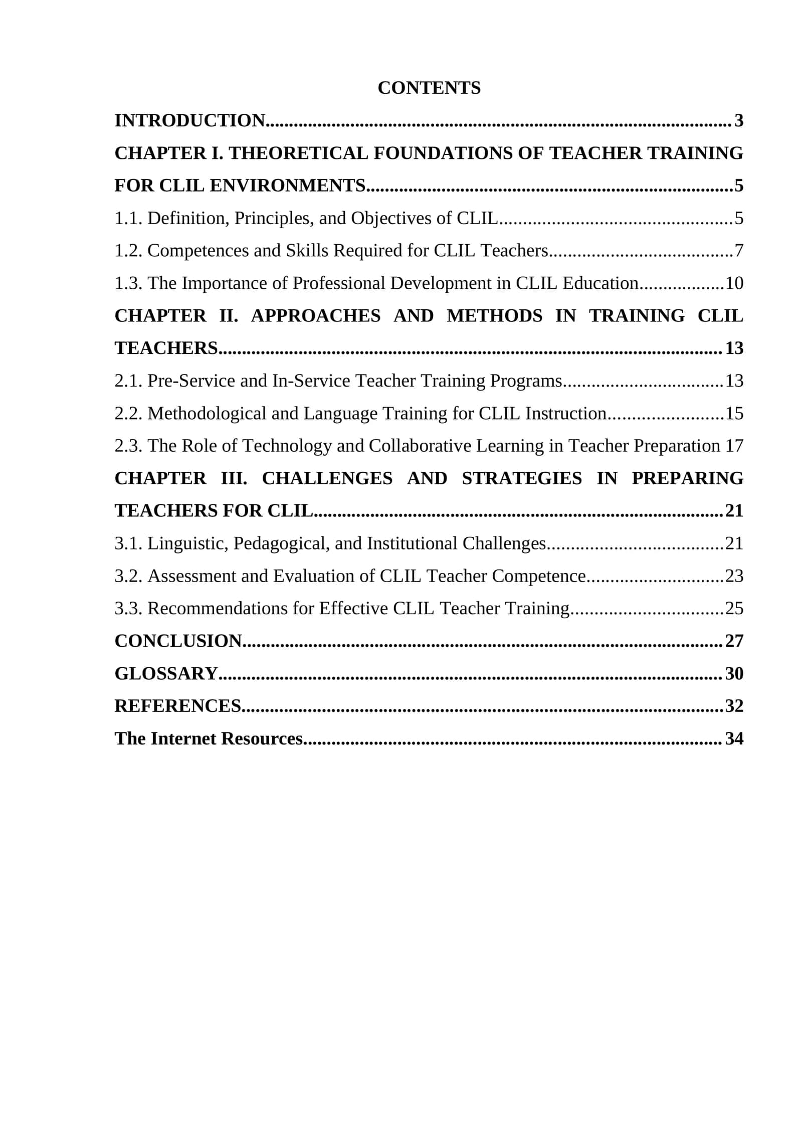 Training teachers for clil environments 1