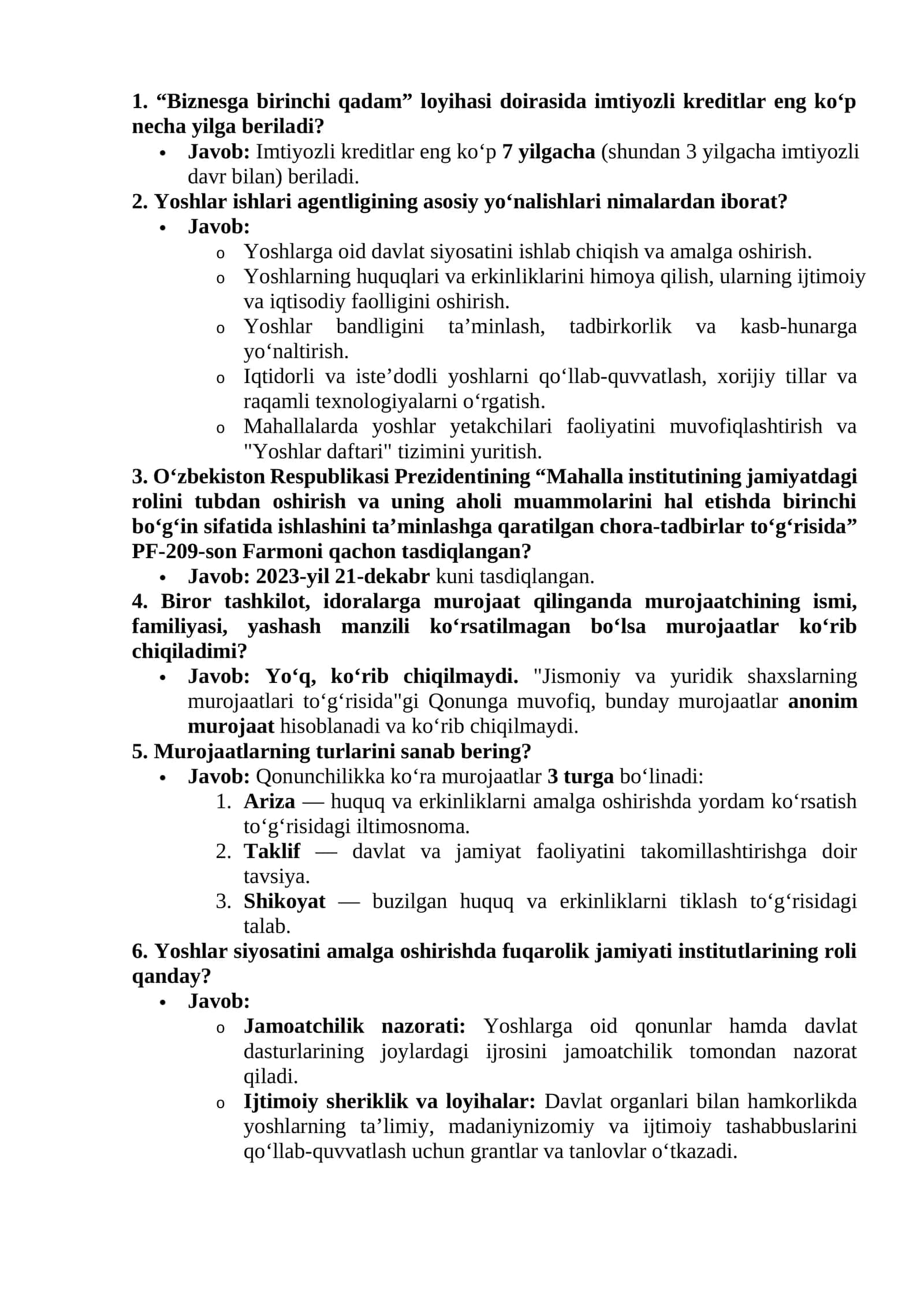 argos yoshlar yetachligiga suhbat javoblari bilan 1