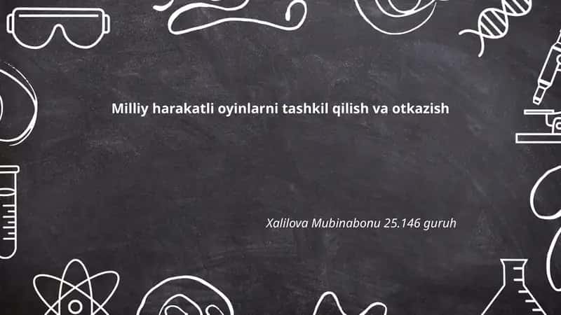 Milliy harakatli oyinlarni tashkil qilish va otkazish 1
