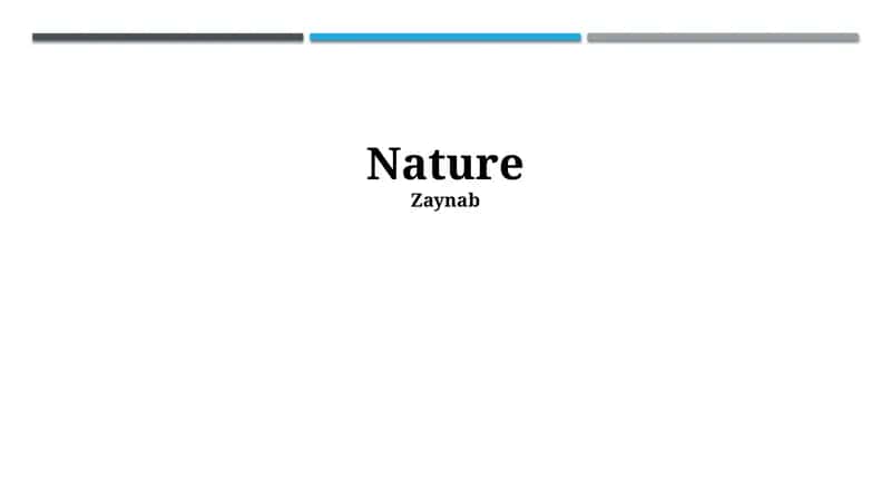 Nature 1