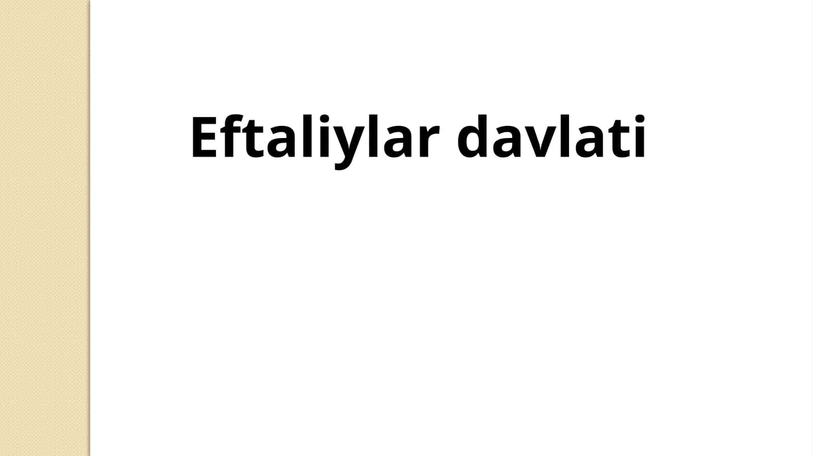 Eftaliylar davlati 1