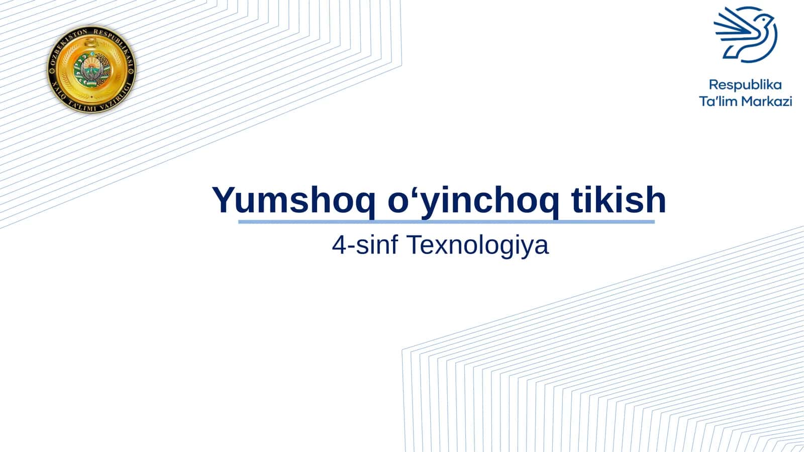 4-sinf Texnologiya fanidan Texnologiyaning rivojlanishi mavzusida dars ishlanmasi 1