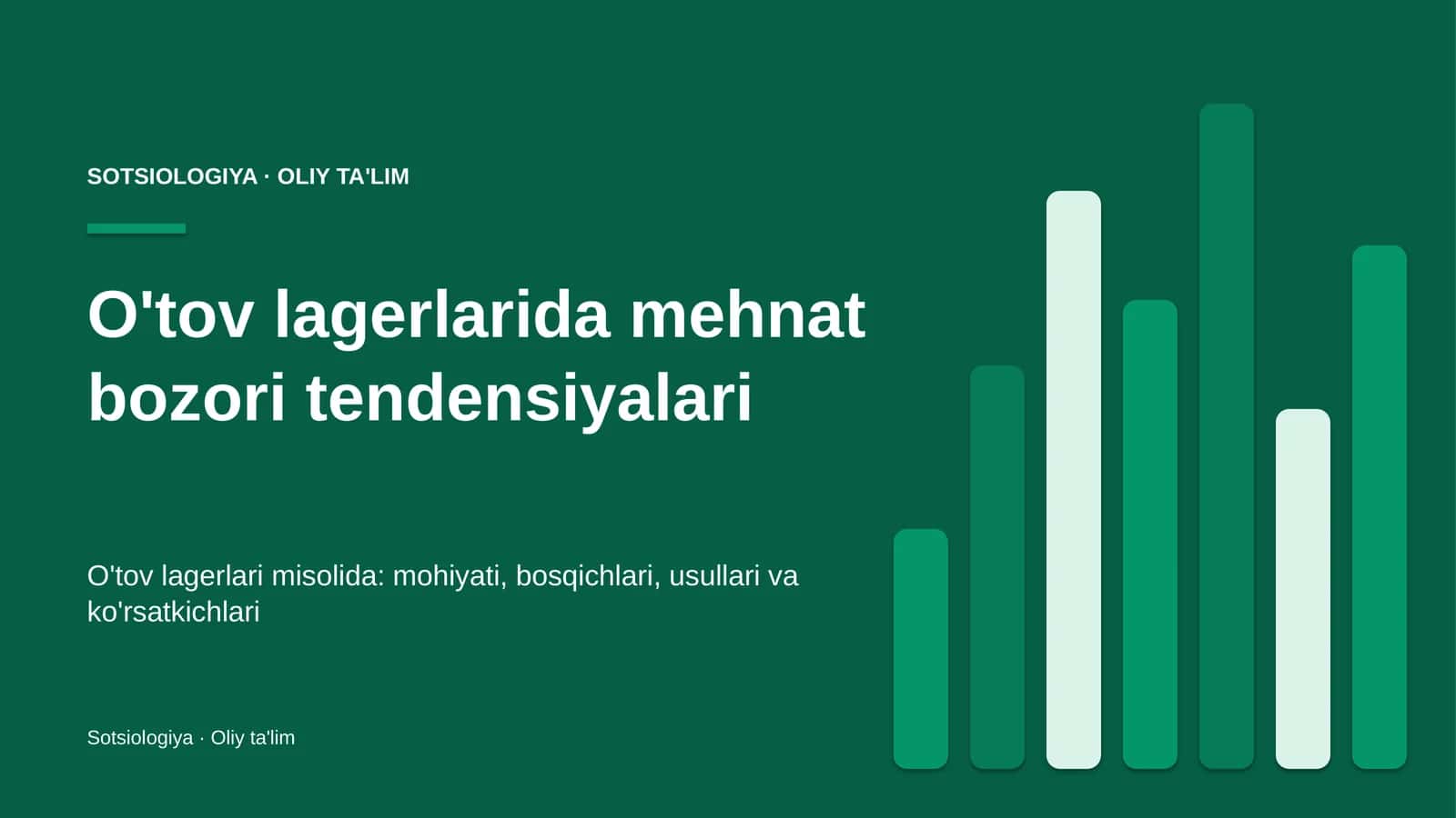 o'tov lagerlarida mehnat bozori tendensiyalari 6365 1