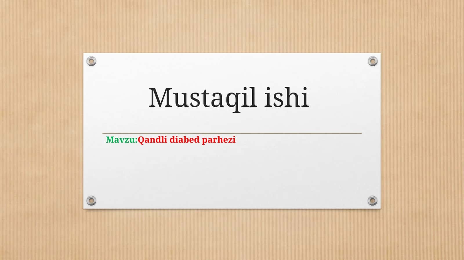 Qandli diabet parhezi 1
