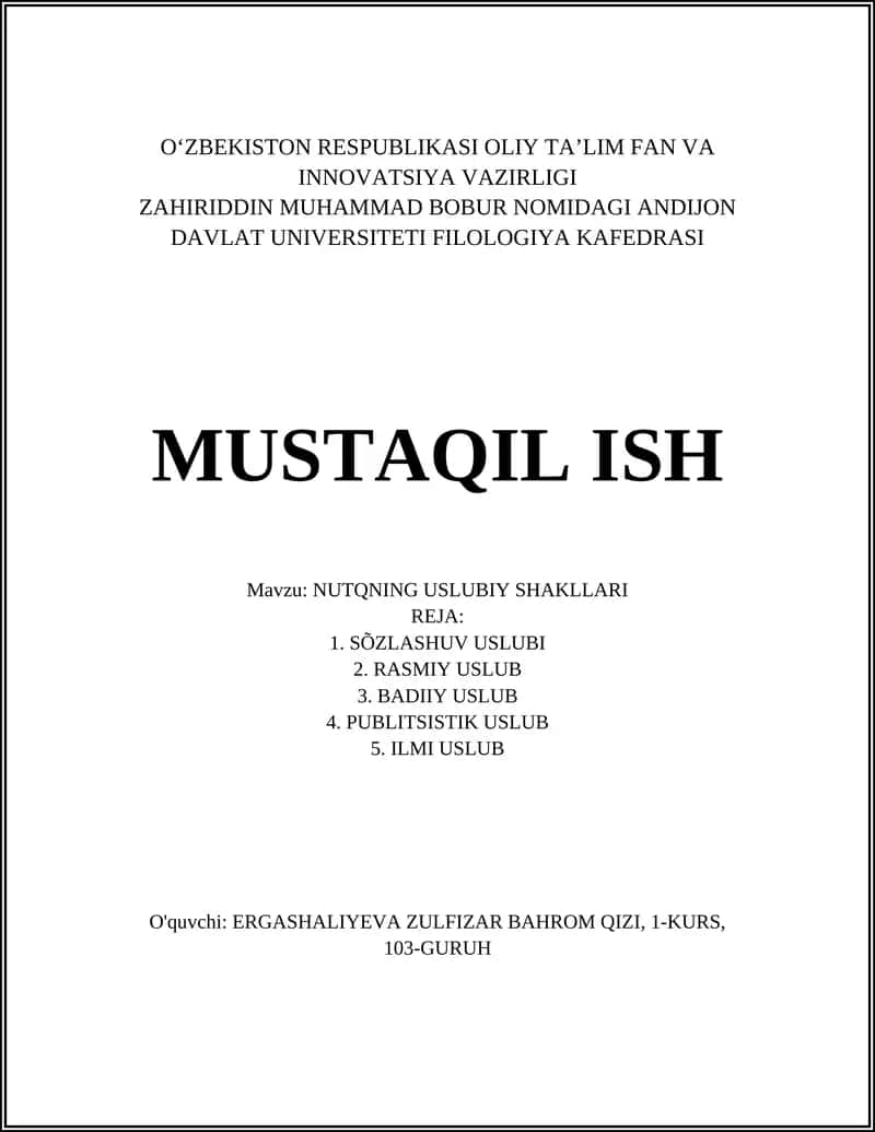 So‘zlashuv uslubi 1