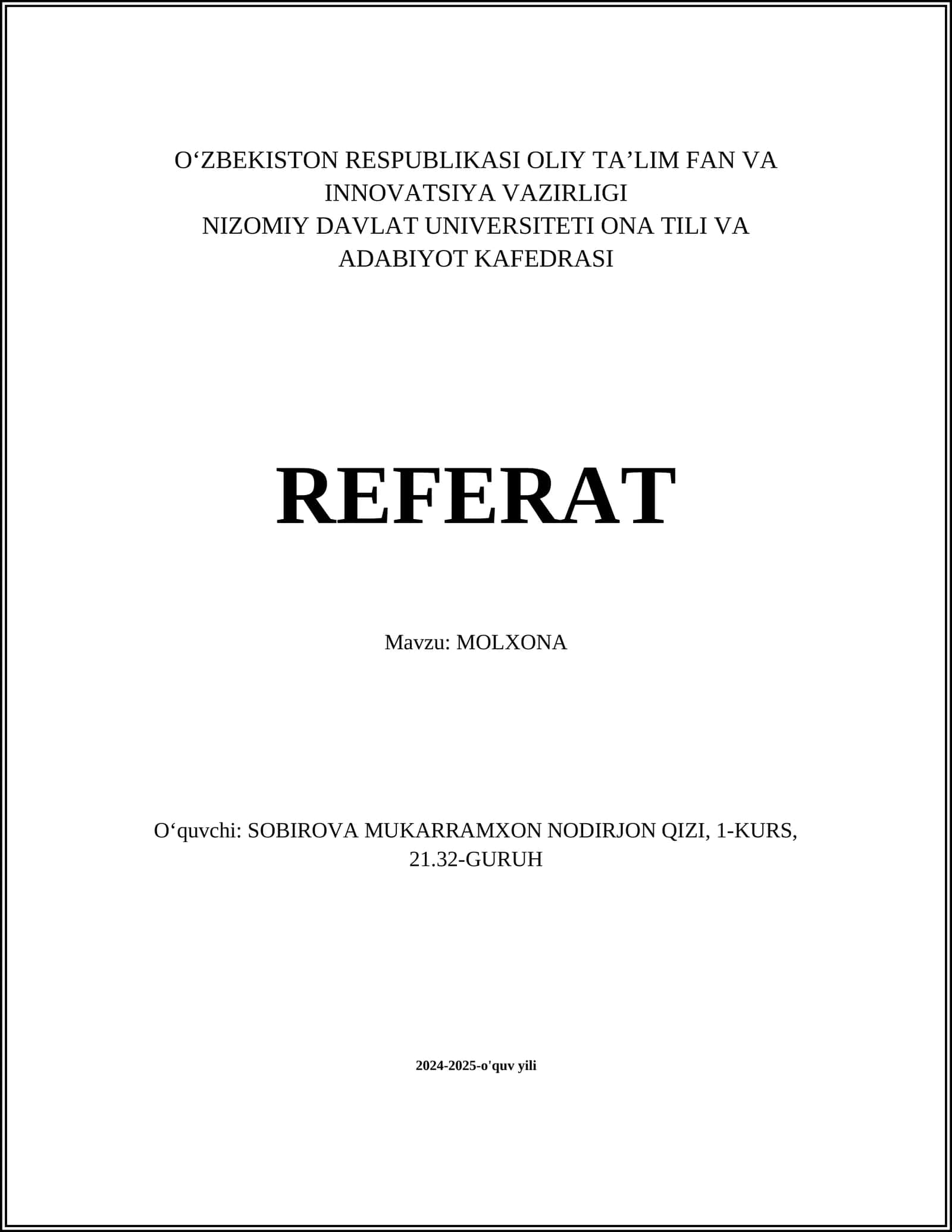 Molxona 1