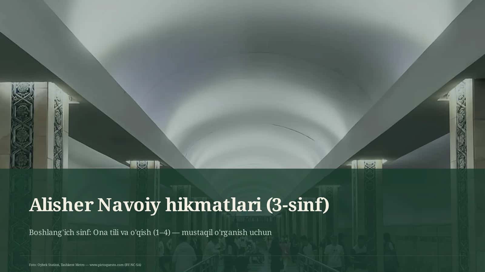 Alisher Navoiy hikmatlari (3-sinf) 1