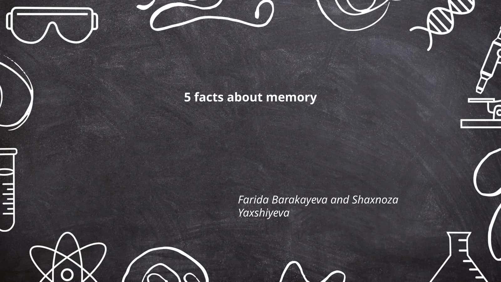 5 facts about memory 1