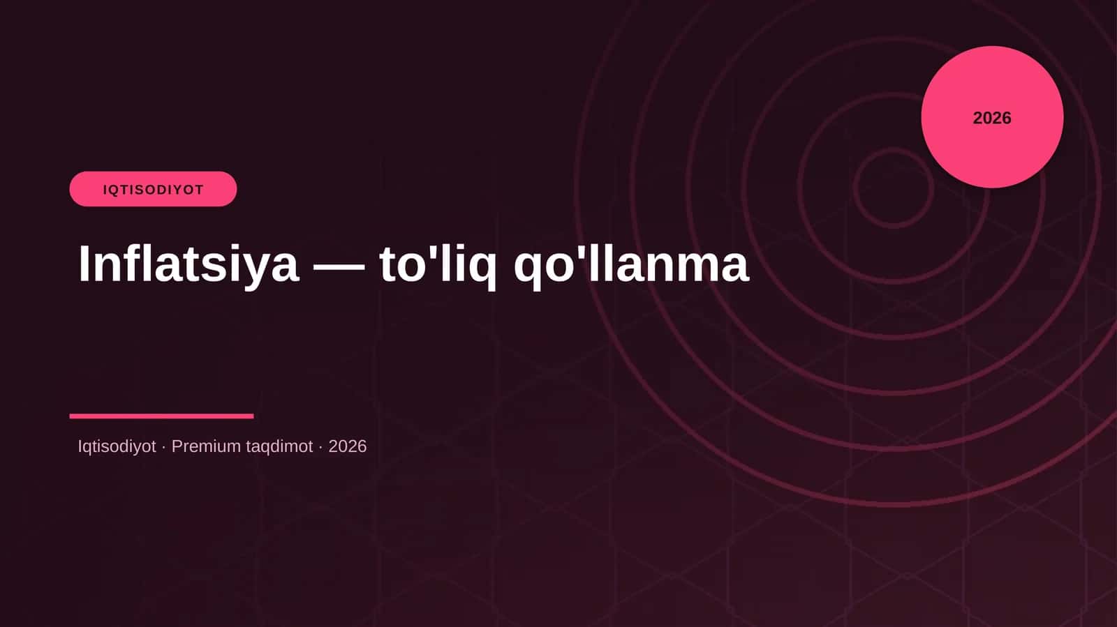 Inflatsiya — to'liq qo'llanma 1