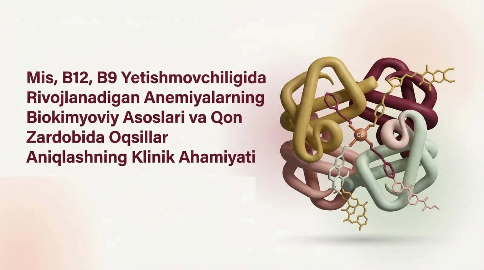 Mis B12 B9 yetishmovchiligida rivojlanadigan anemiyalarning biokimyoviy asoslari Qon zardobida oqsil 1