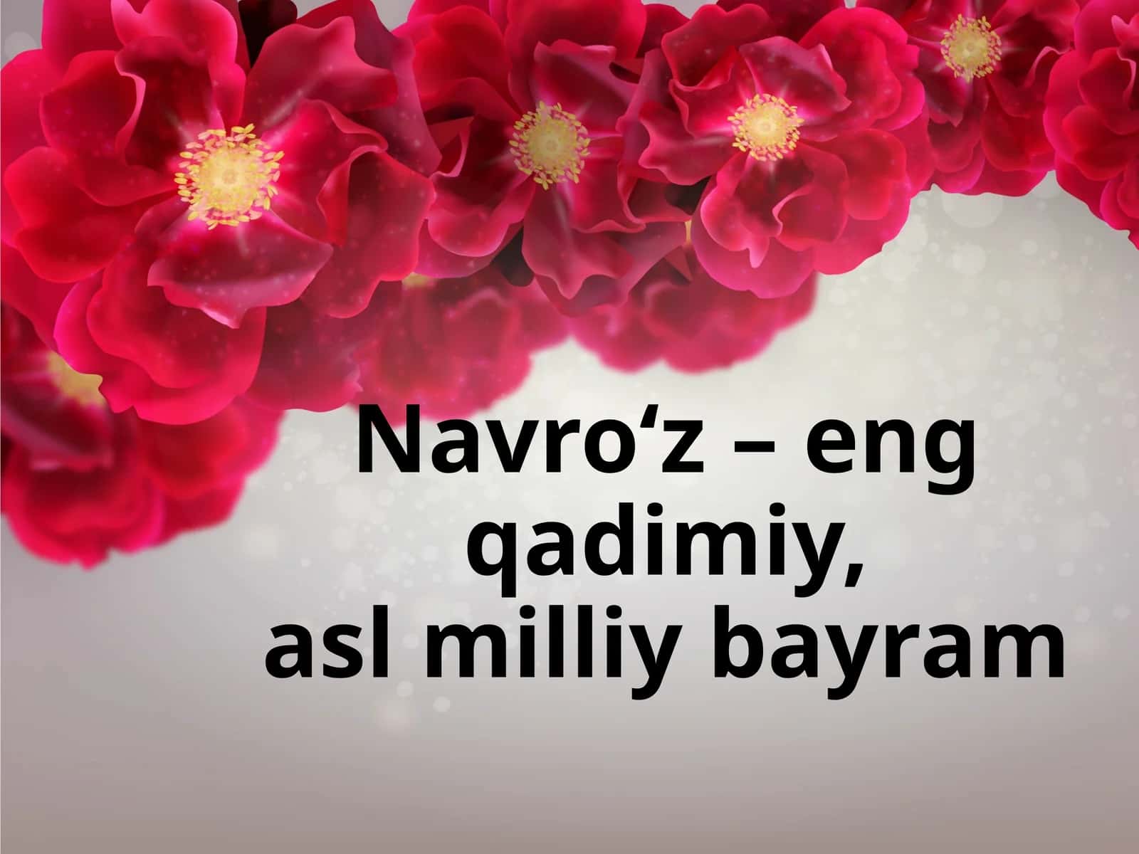Navro‘z–engqadimiy,aslmilliybayram 1