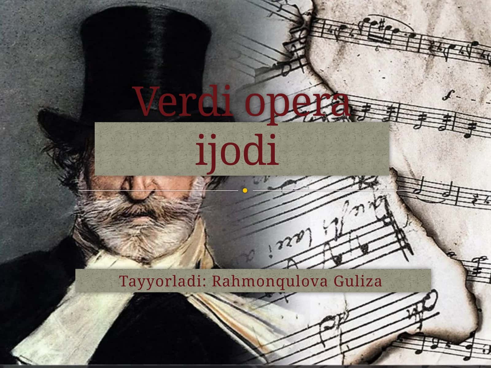 Giuseppe Verdi 1