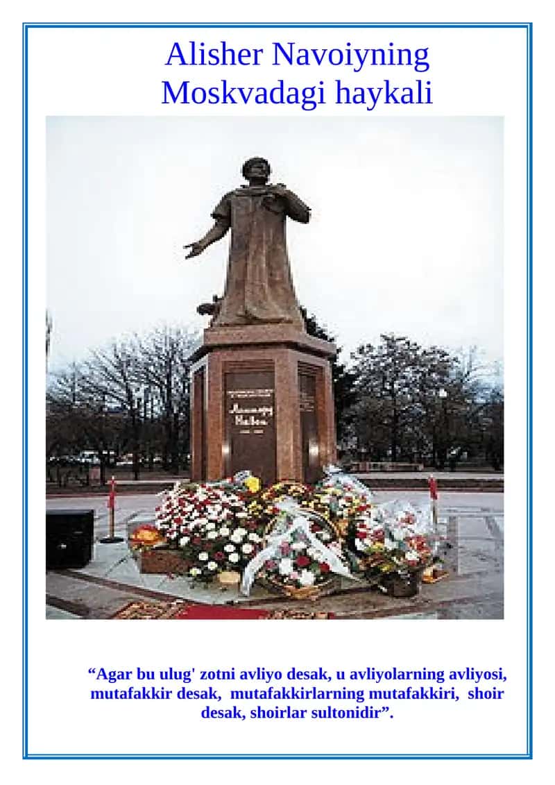 Alisher Navoiy ko'rgazmalari 25 ta 1