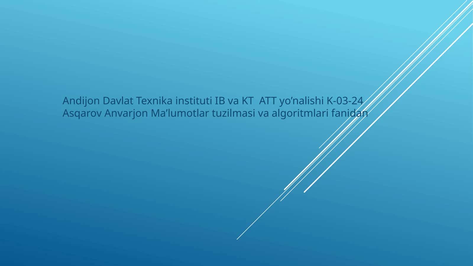 AVL daraxt 1