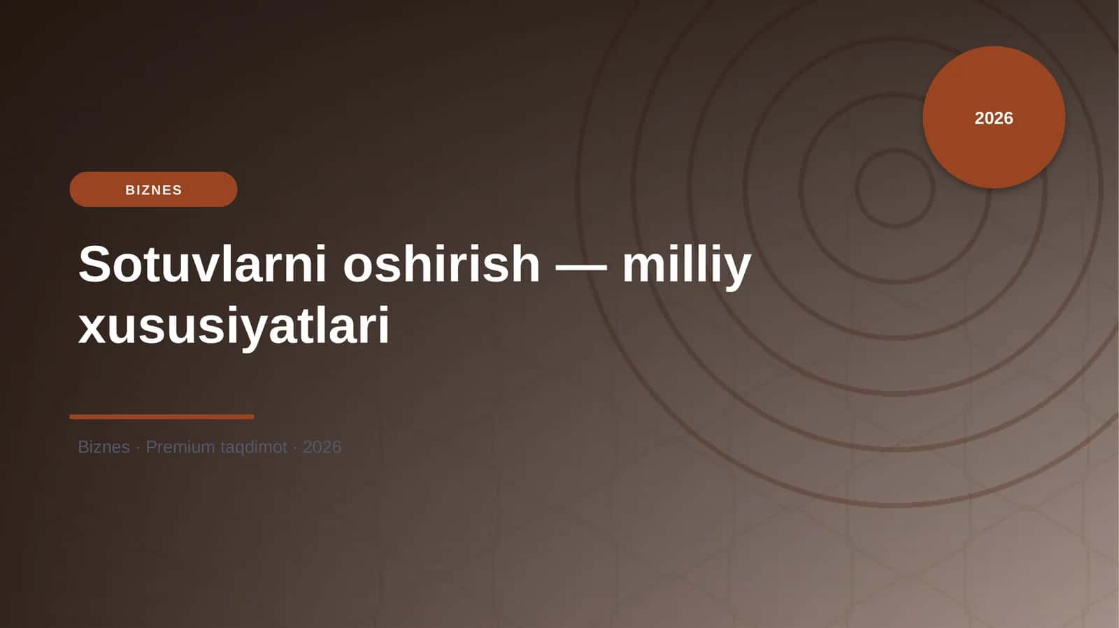 Sotuvlarni oshirish — milliy xususiyatlari 1