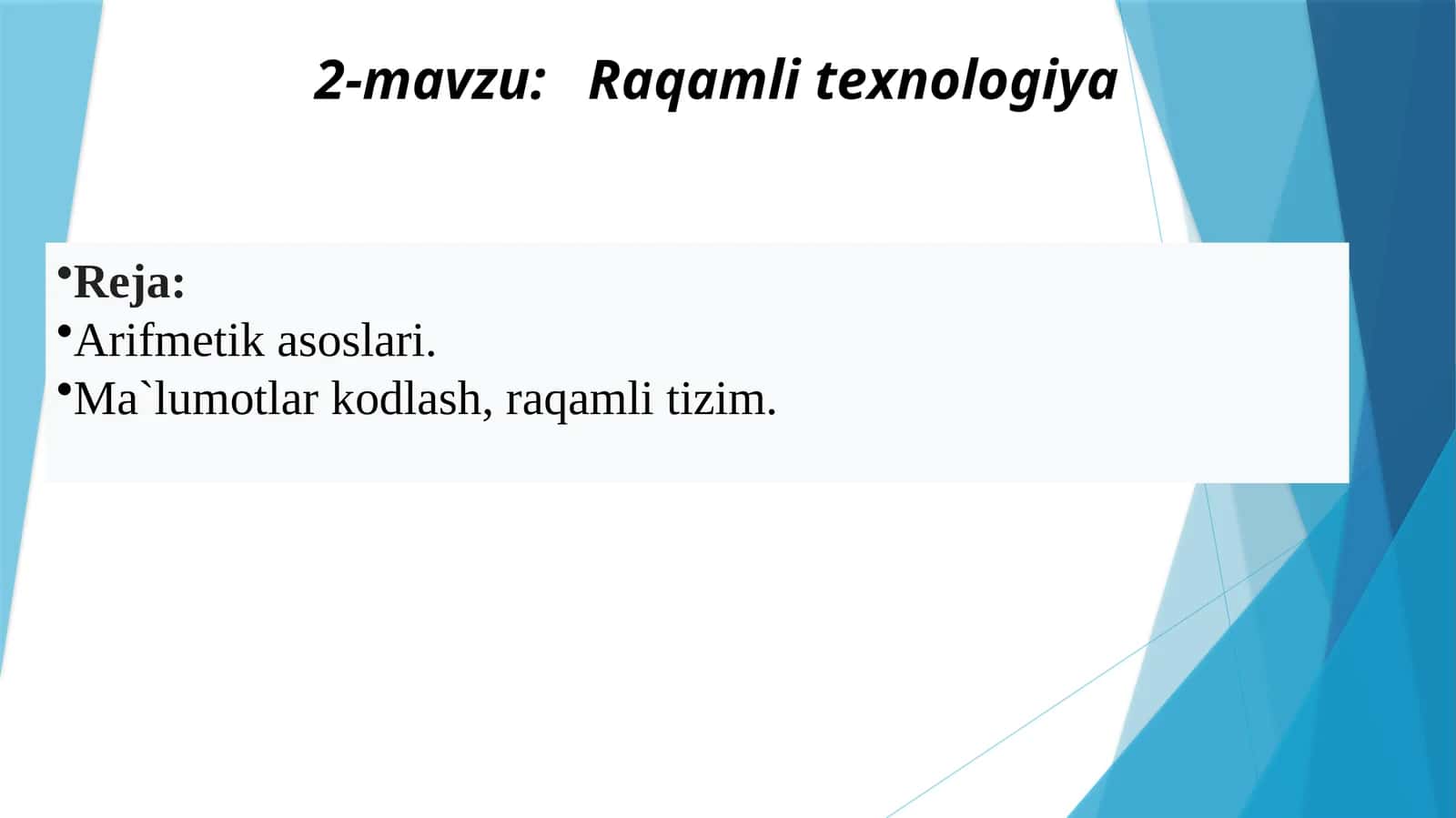 Raqamli texnologiya 1