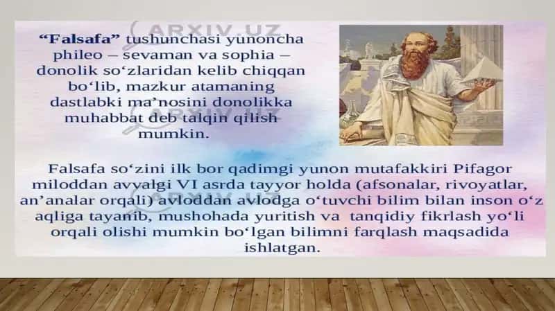Falsafa 1