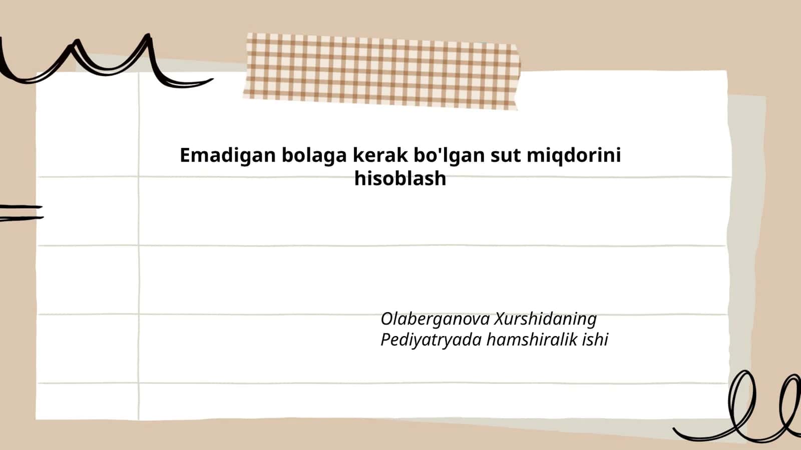 Emadigan bolaning sutga bo'lgan ehtiyoji 1