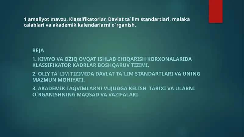 Kimyo va oziq-ovqatish 1