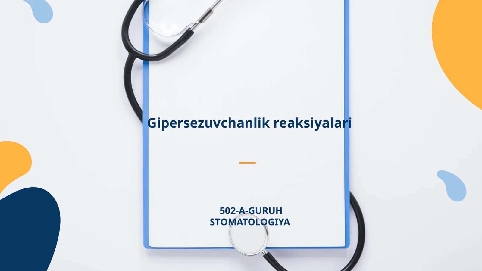 Gipersezuvchanlikreaksiyalari 1