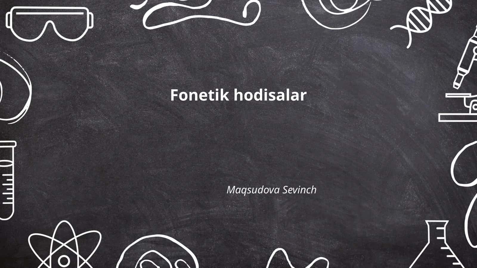 Fonetik hodisalar 1