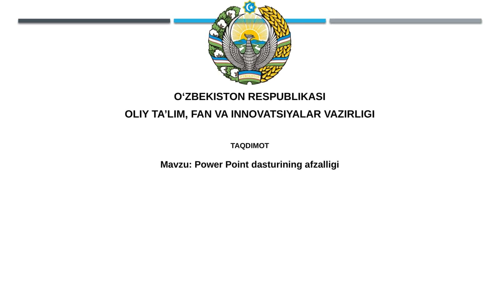 PowerPoint dasturi 1