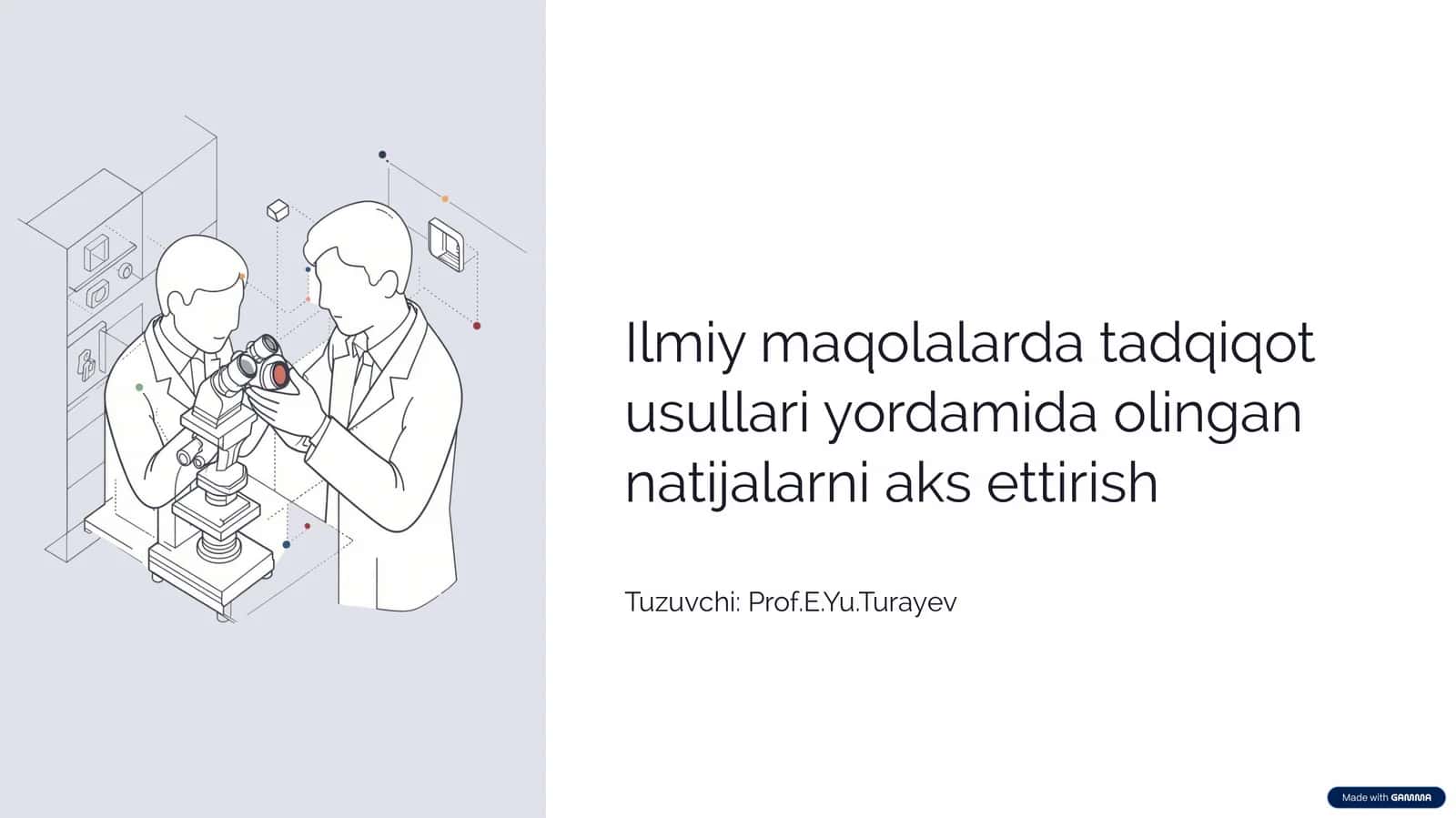 Ilmiy maqolalarda tadqiqot usullari yordamida olingan natijalarniaks ettirish 1