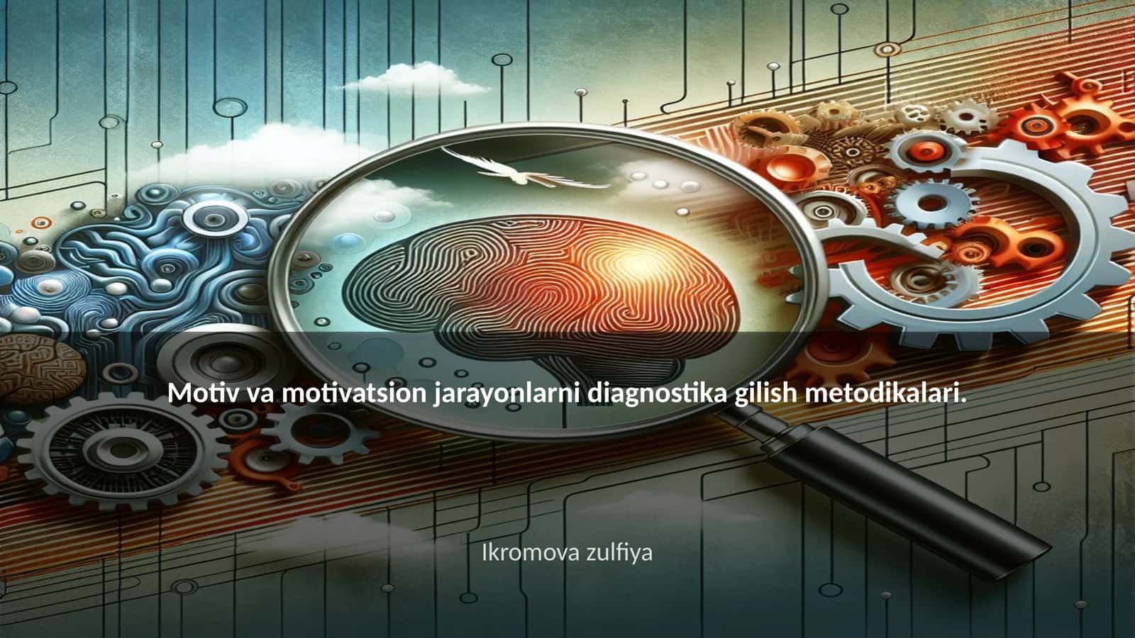 Motiv va motivatsion jarayonlarni diagnostika gilish metodikalari 1