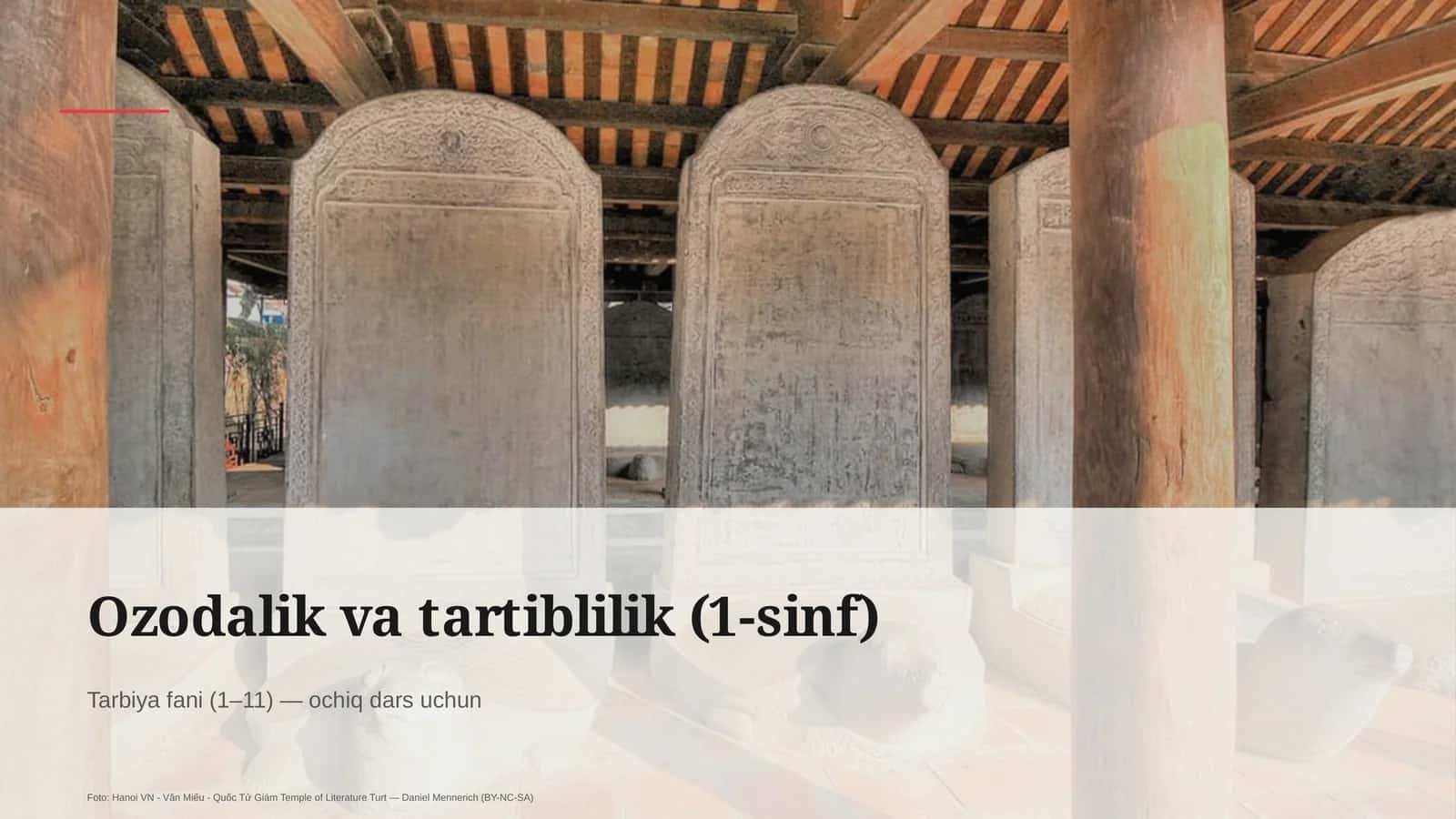 Ozodalik va tartiblilik (1-sinf) 1