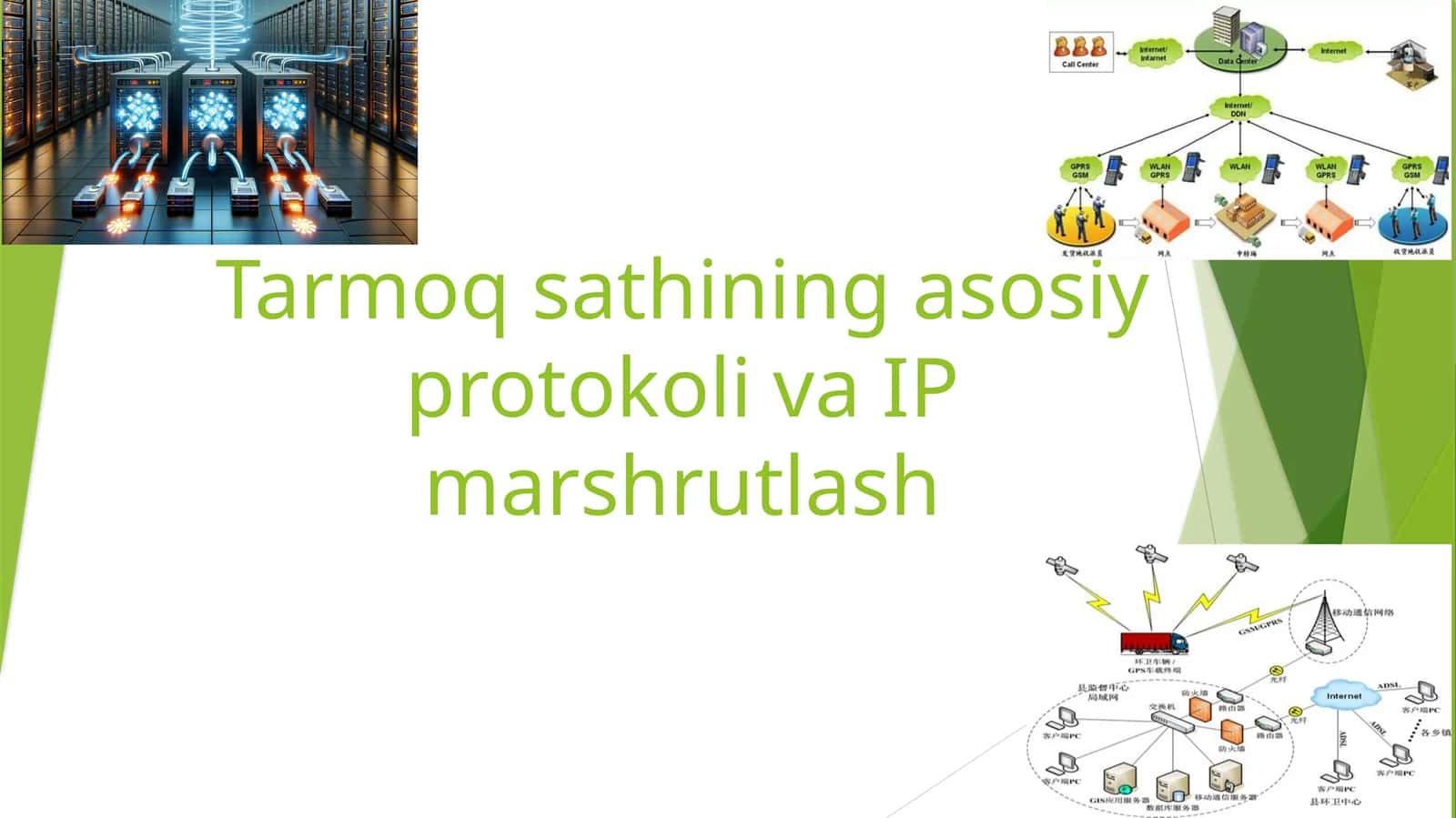 Tarmoq sathining asosiy protokoli va IP marshrutlash 1