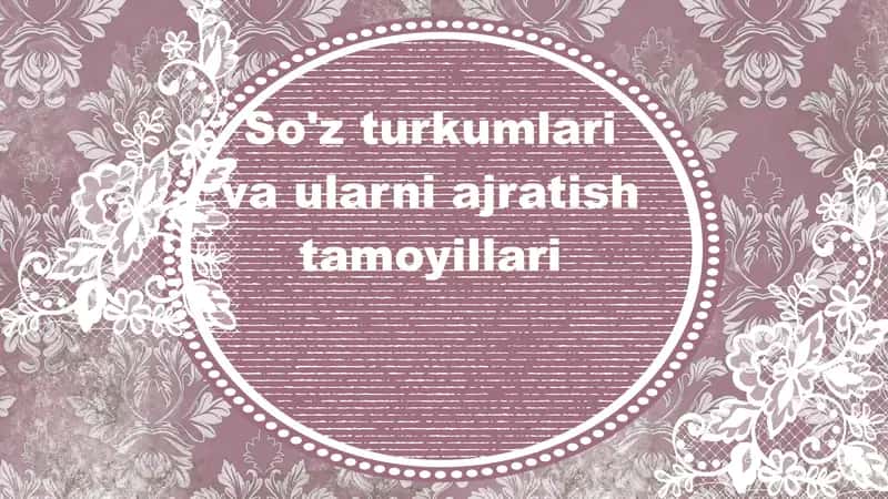soʻz turkumlari 1