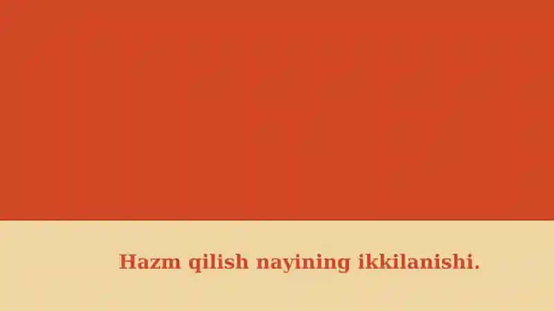 Hazm qilish nayining ikkilanishi