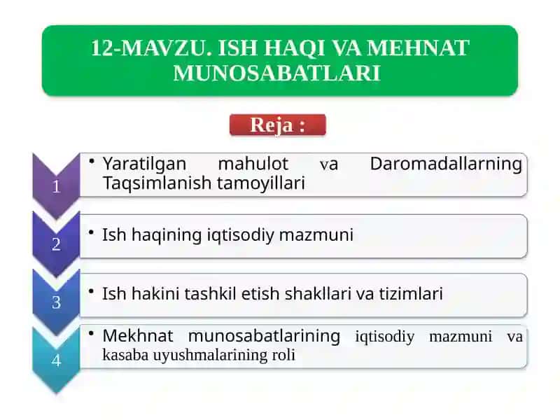 Ishlabchiqarilgan mahsulotning taqsi,lanish tamoyillari boyig'cha turlichi nazariyalar 1
