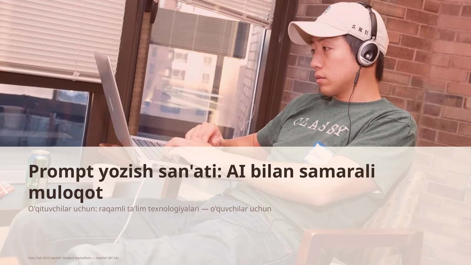 Prompt yozish san'ati: AI bilan samarali muloqot 1