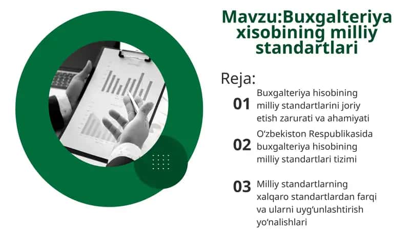 Buxgalteriya xisobining milliy standartlari 1
