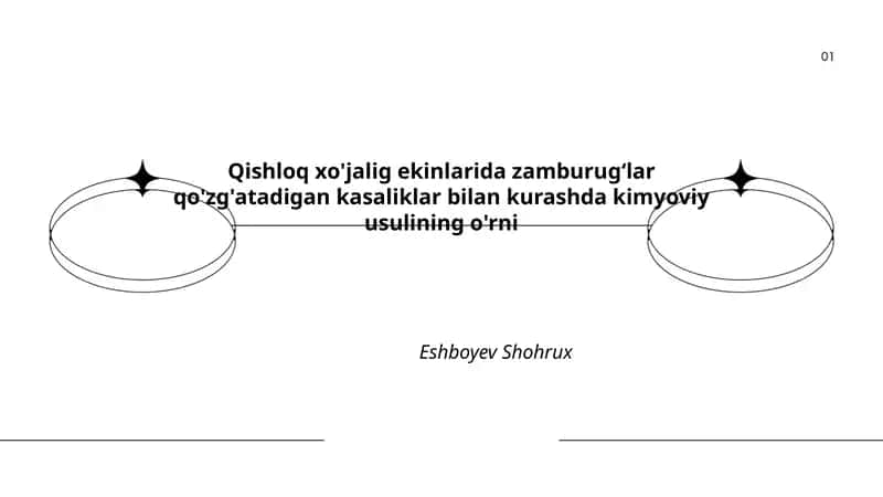 Kimyoviy kurashning nazariy asoslari va tamoyillari qishloq xo'jaligi ekinlarida 1