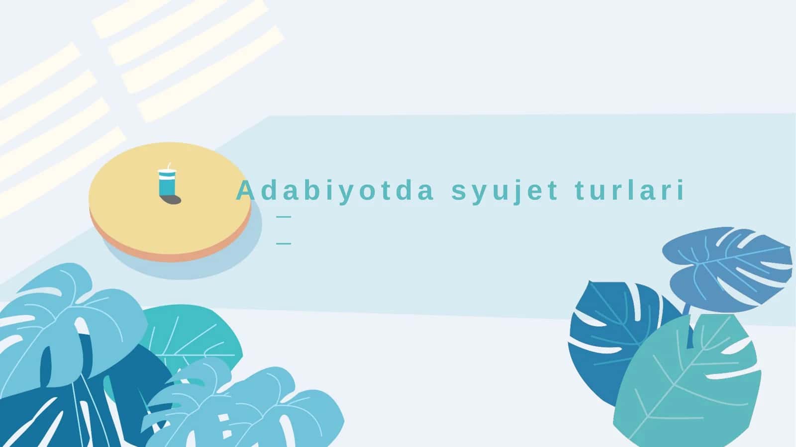 Adabiyotda syujet turlari 1