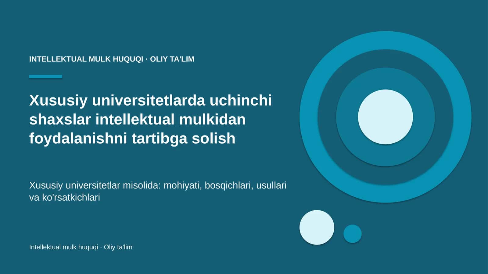 xususiy universitetlarda uchinchi shaxslar intellektual mulkidan foydalanishni tartibga solish 8194 1