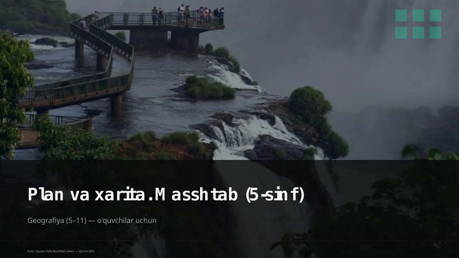 Plan va xarita. Masshtab (5-sinf) 1
