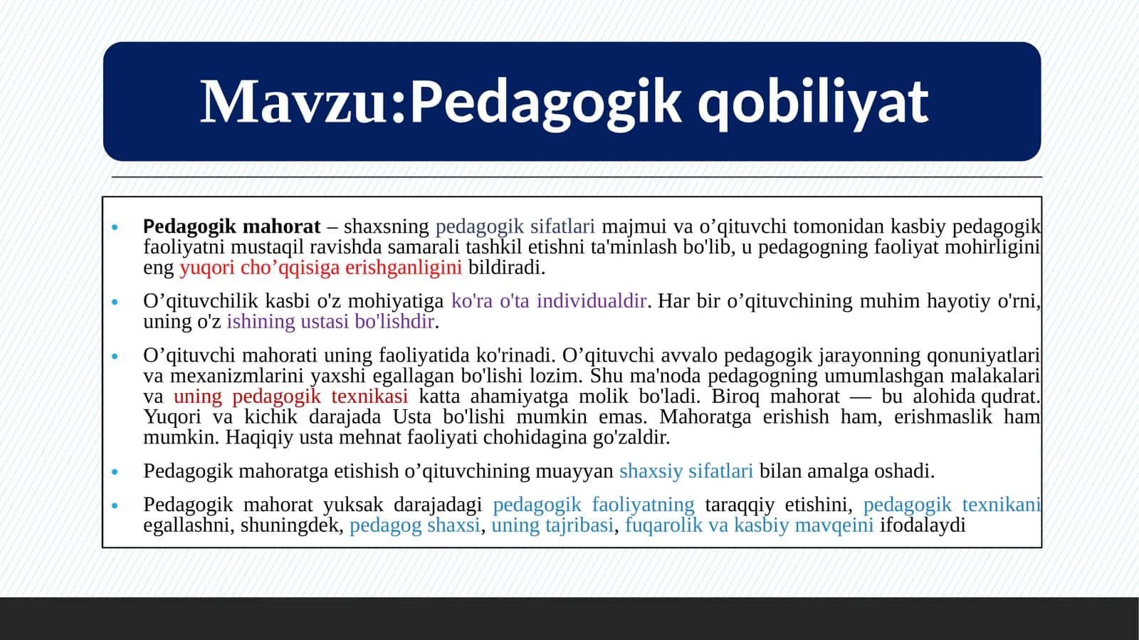 Pedagogik qobiliyat 1