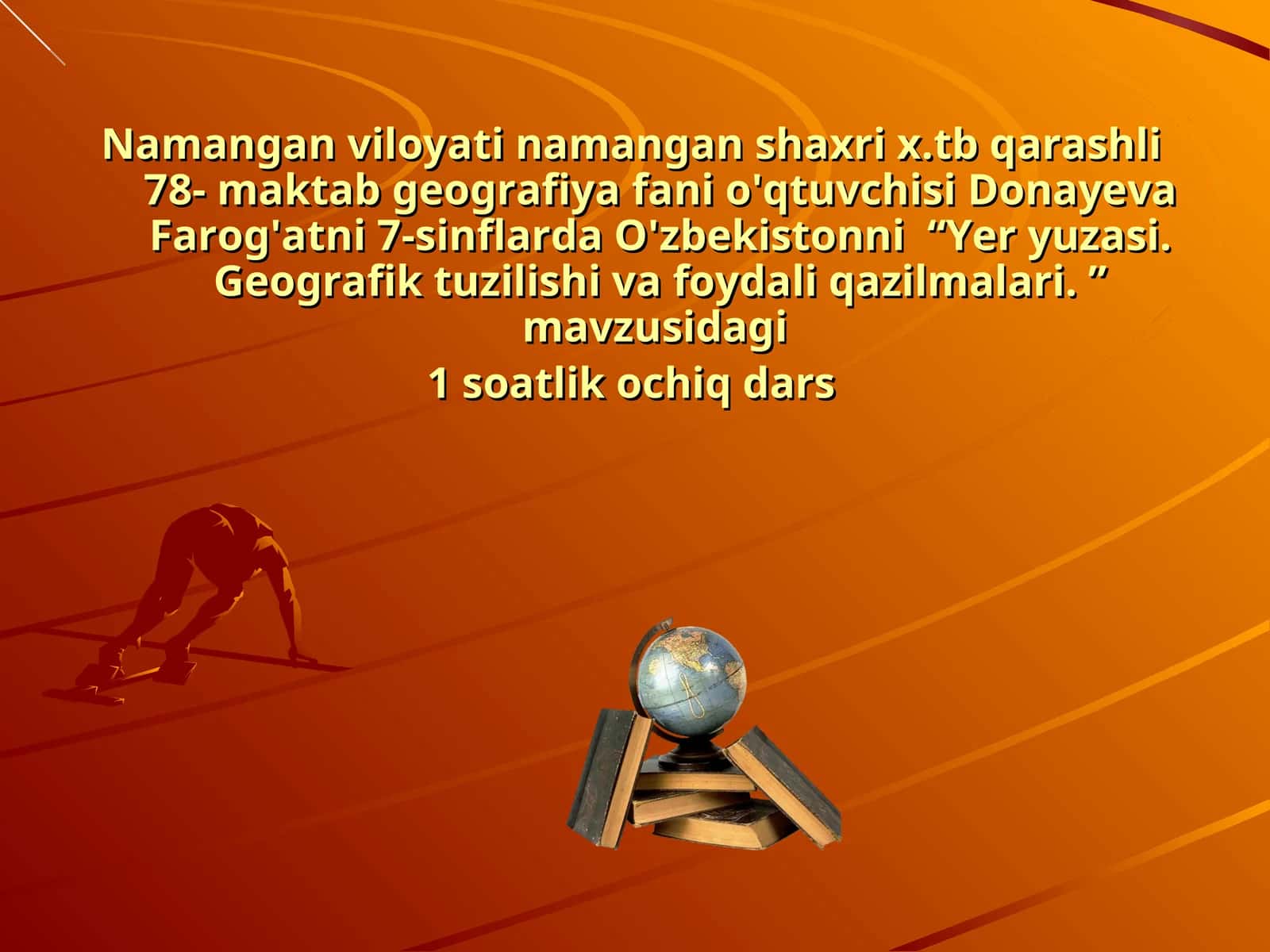 Yer yuzasi. Geografik tuzilishi va foydali qazilmalari 1