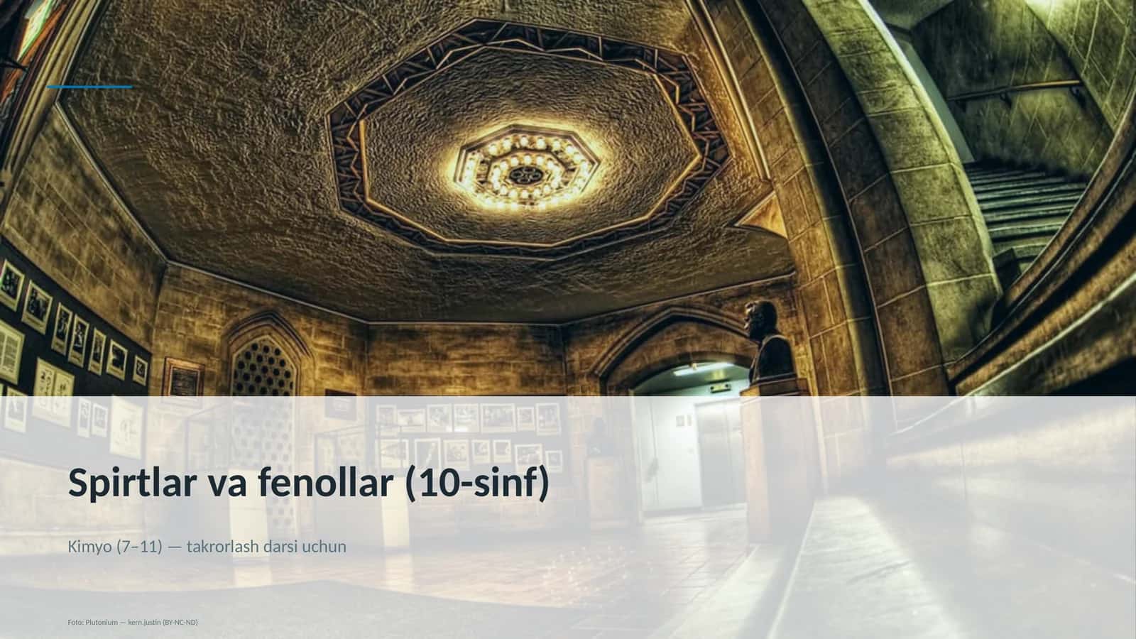 Spirtlar va fenollar (10-sinf) 1